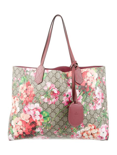 large gucci blooms tote|Gucci Bloom make up bag.